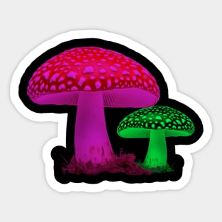 Mushrooms from Afar Sticker